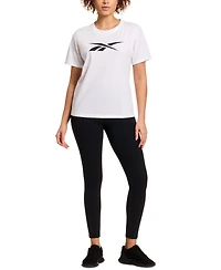 Reebok Women's Cotton Logo-Graphic Crewneck T-Shirt