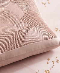 Donna Karan Home Cord Swirl Decorative Pillow, 14" x 20"