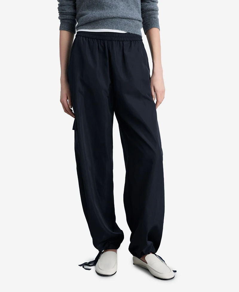 Mango Women's Straight Cargo Pants
