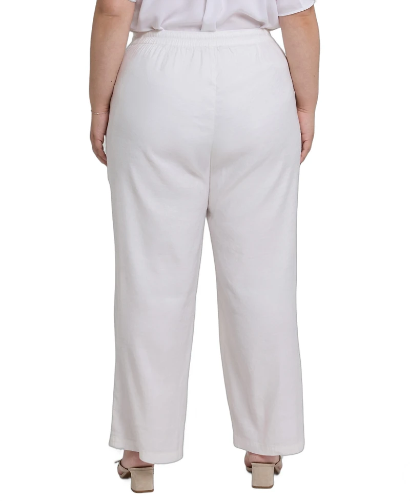 Nydj Plus Relaxed Drawstring Pants