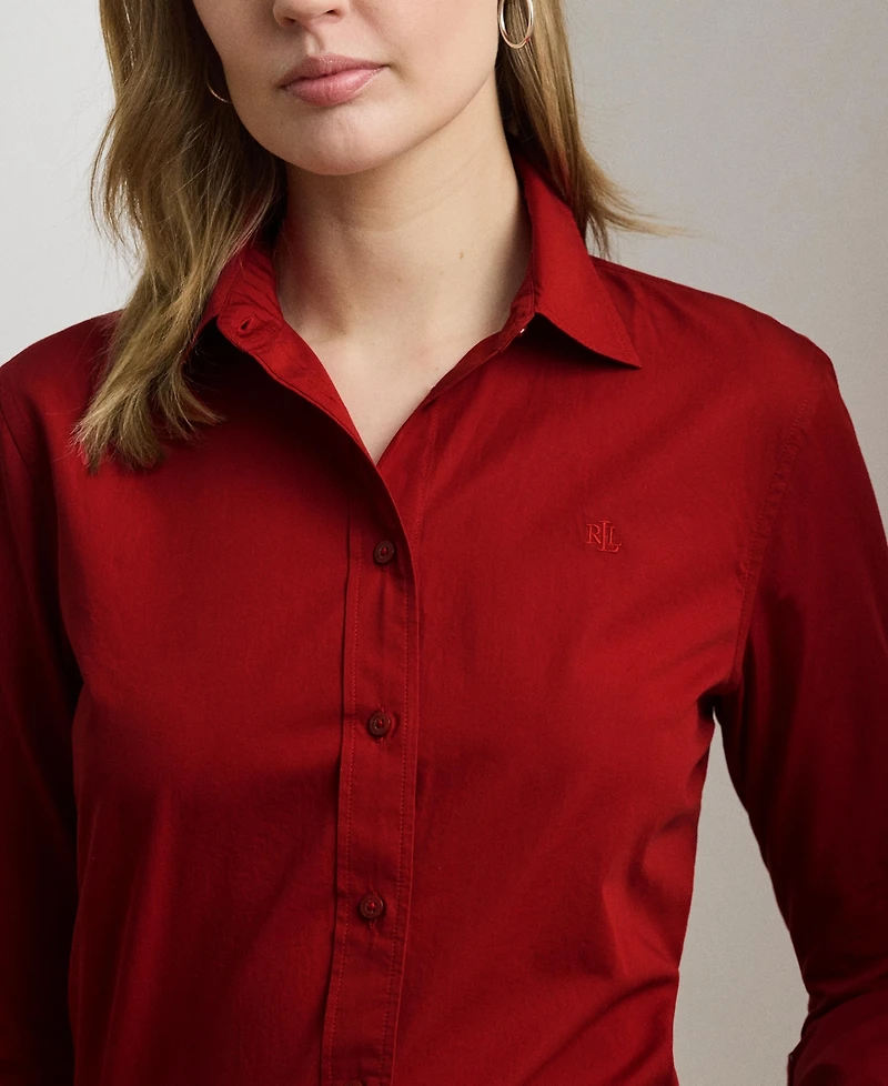 Lauren Ralph Women's Featherweight Cotton Shirt