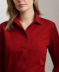Lauren Ralph Women's Featherweight Cotton Shirt