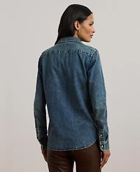 Lauren Ralph Women's Classic-Fit Denim Shirt
