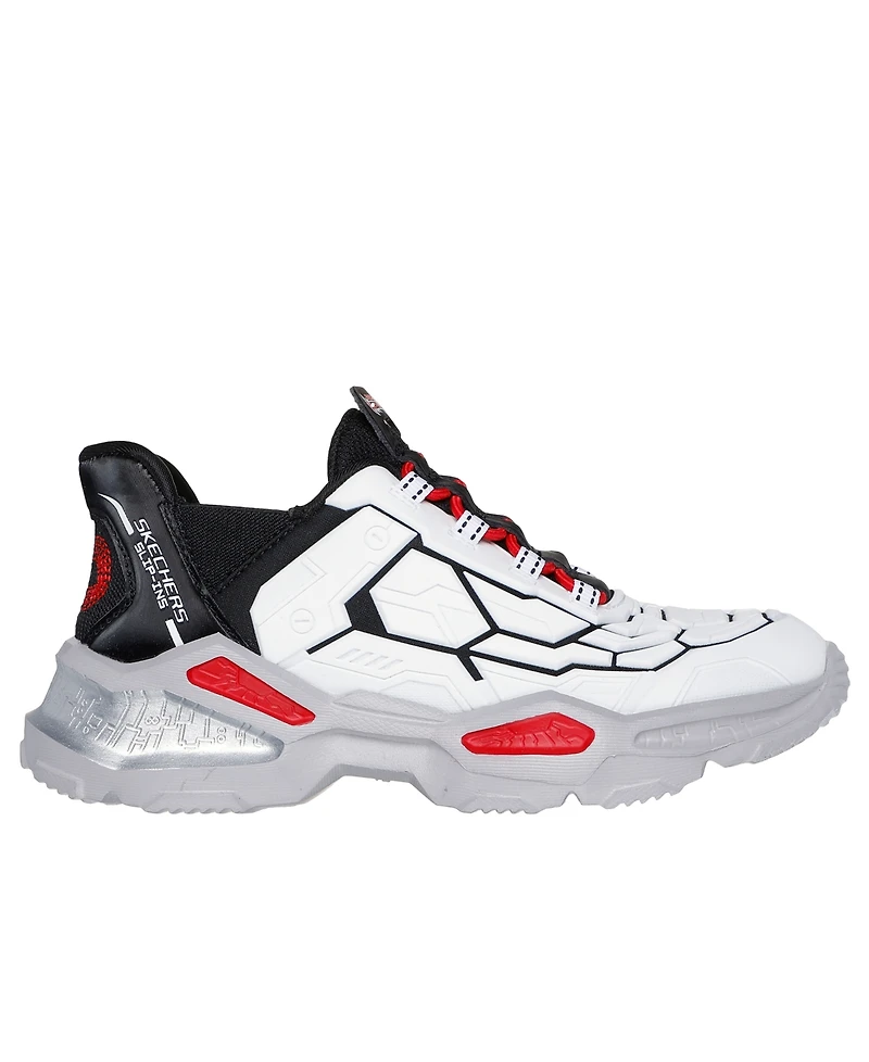 Skechers Little Boys Slip-Ins: Skech Bots - Orbitron Slip-On Athletic Casual Sneakers from Finish Line
