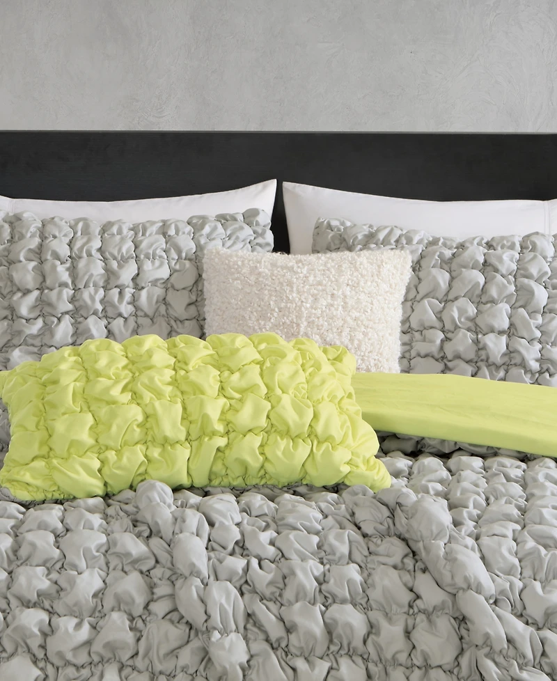 Dkny Puffer Stitch Decorative Pillow, 14" x 24"