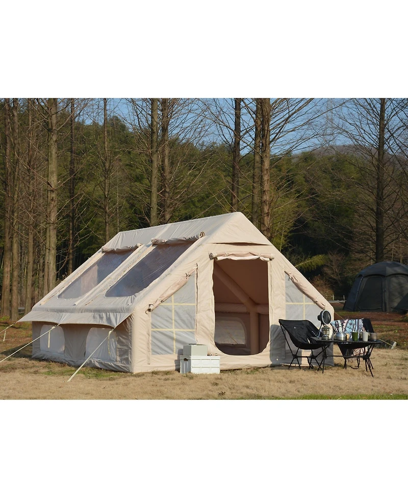 Mondawe 9.8 x13ft Inflatable Camping Tents with Hand Pump