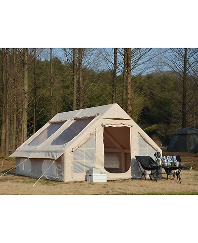Mondawe 9.8 x13ft Inflatable Camping Tents with Hand Pump