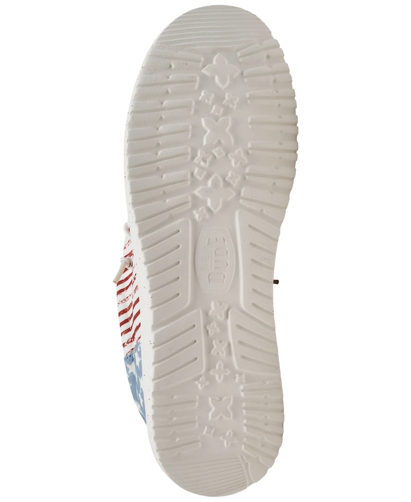 Hey Dude Men's Wally Americana Casual Moccasin Sneakers from Finish Line
