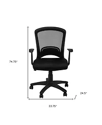 Ergonomic Swivel Task Chair with Mesh Back & Adjustable Height
