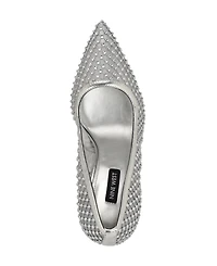 Nine West Women's Fresh Rhinestone Mesh Stiletto Pumps