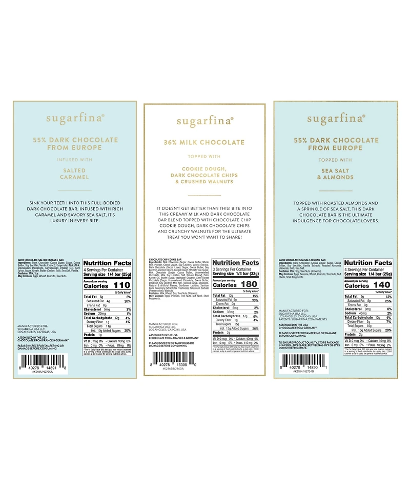 Sugarfina for the Chocolate Lover Bento Box Bundle, 3 Pieces