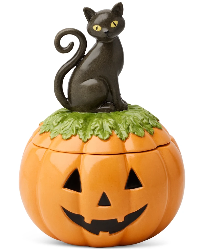 Lenox Haunted Halloween Covered Candy Jar
