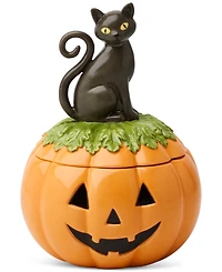 Lenox Haunted Halloween Covered Candy Jar