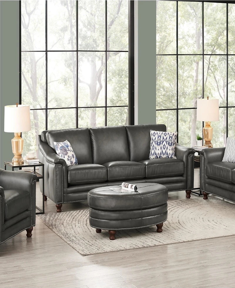 Hydeline Belfast 92" Top Grain Leather Sofa