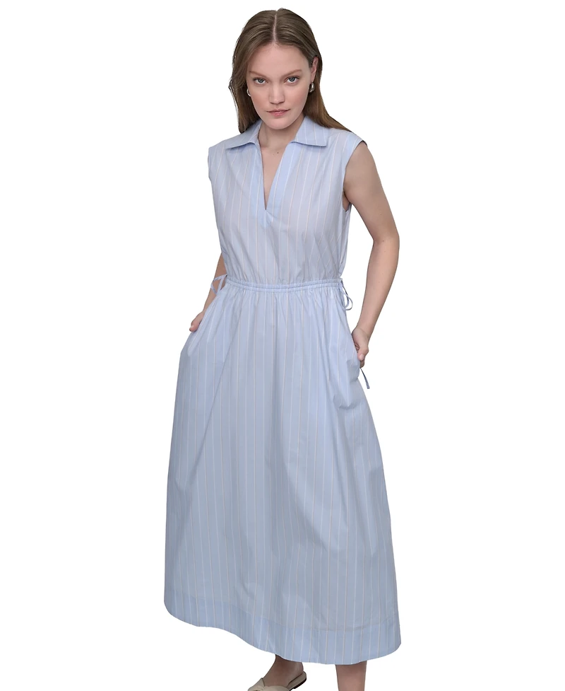 Dkny Jeans Women's Back-Cut-Out Sleeveless Maxi Dress - L3X