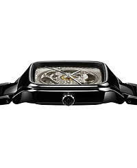Rado Unisex Swiss Automatic True Square x Kunihiko Morinaga Special Edition Black Ceramic Bracelet Watch 38mm