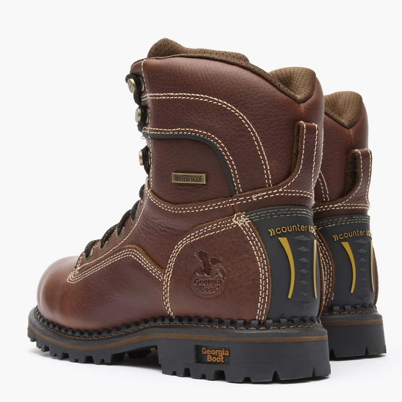 Georgia Boot Amp Lt Logger Women's Alloy Toe Waterproof Low Heel