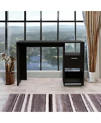Sturdy Computer Desk with Large Work Surface and Drawers