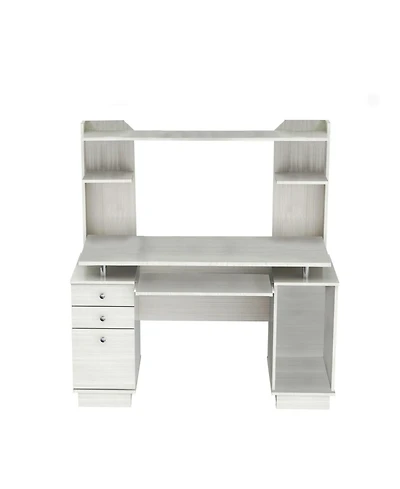 Modern Computer Desk with 3 Drawers – Sleek Home Office Workstation