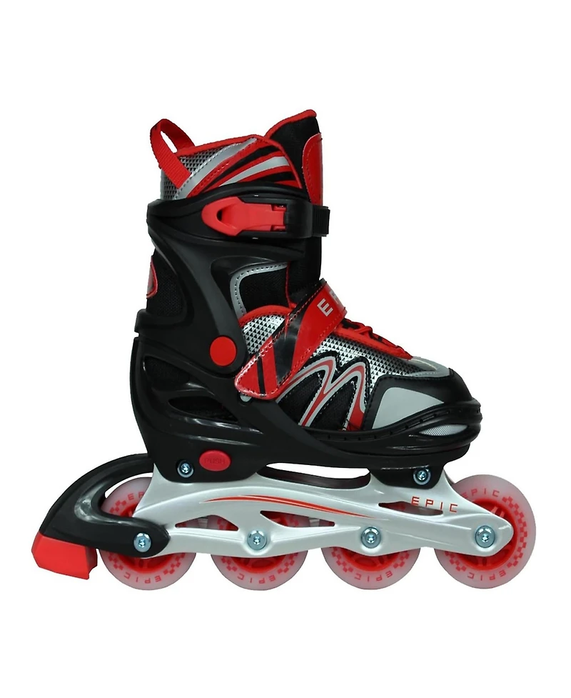 Epic Drift Adjustable Led Inline Skates