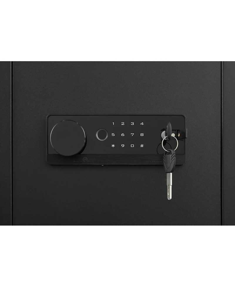 Safe Box: Fireproof Bag, Smart Alert, Removable Shelf