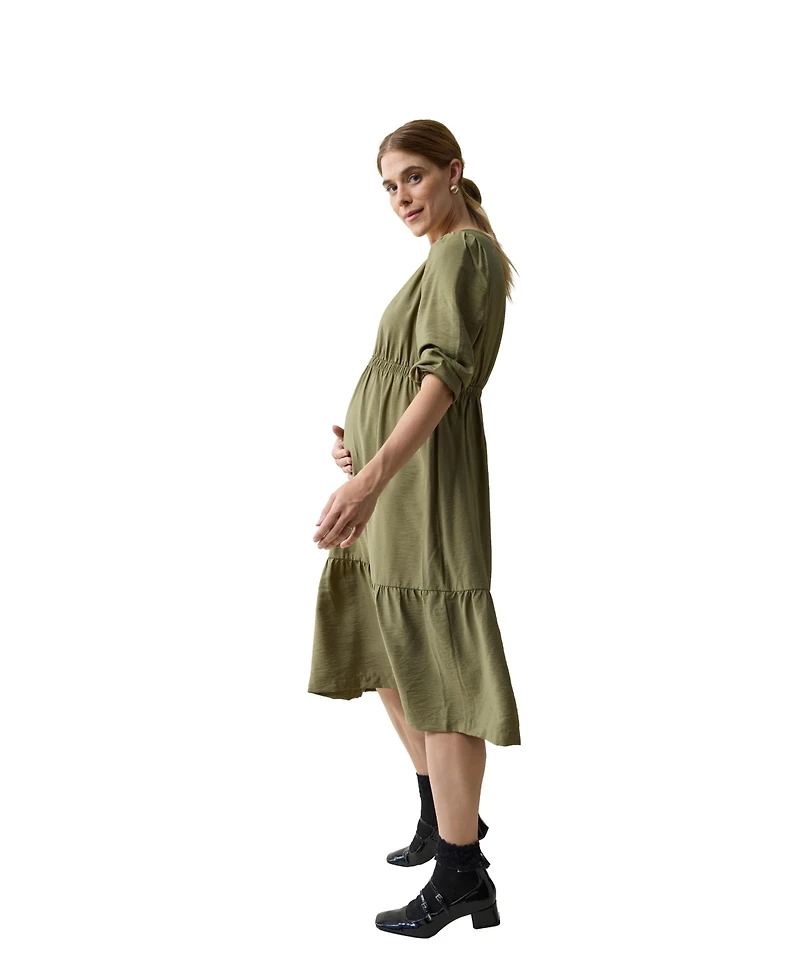 Ingrid + Isabel Maternity Versatile Midi Dress