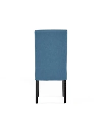 Streamdale Minimalist Upholstered Dining Chairs with T-Stitch Detail