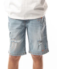 Ring of Fire Big Boys Revolve Stretch Denim Shorts