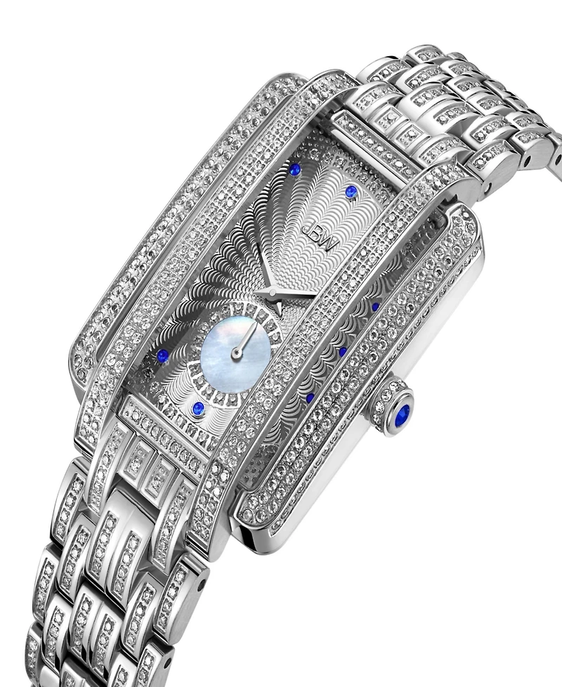 Jbw Women's Mink Platinum Series Diamond Stainless Steel Watch, 28mm