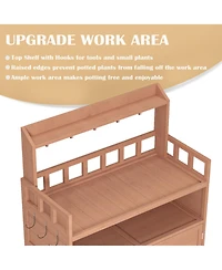 Streamdale Outdoor Potting Bench with Storage for Gardening