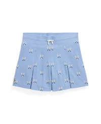 Polo Ralph Lauren Big Girls Tennis Print Stretch Mesh Skirt