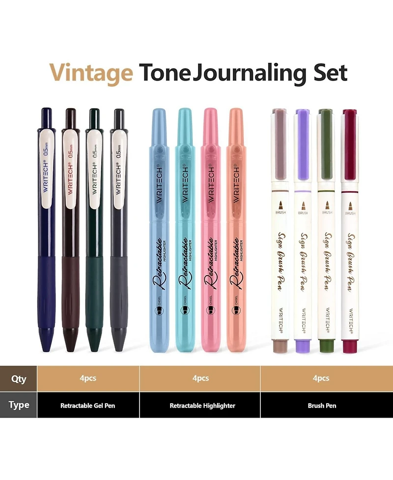 Writech Vintage Journaling Set