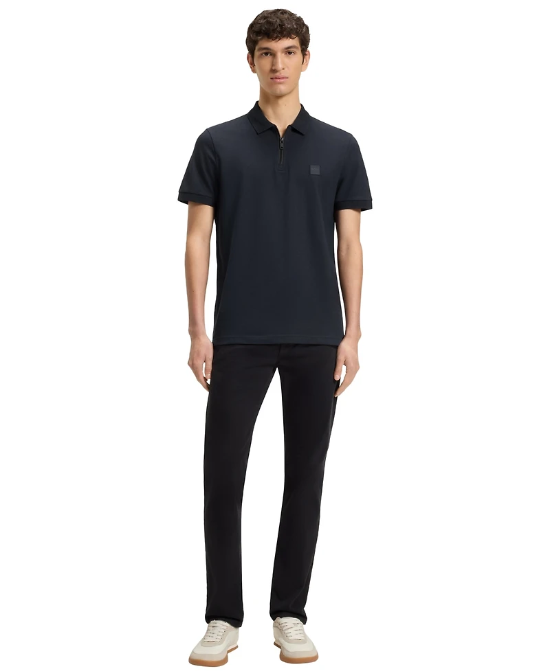Boss by Hugo Men's Stretch-Cotton Pique Slim-Fit Polo Shirt