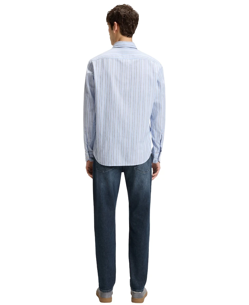 Boss by Hugo Men's Comfort-Stretch Tapered-Fit Jeans