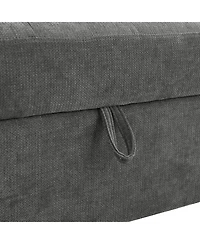 Streamdale Mirod L-Shaped Sectional Sofa with Pull-Out Bed & Storage
