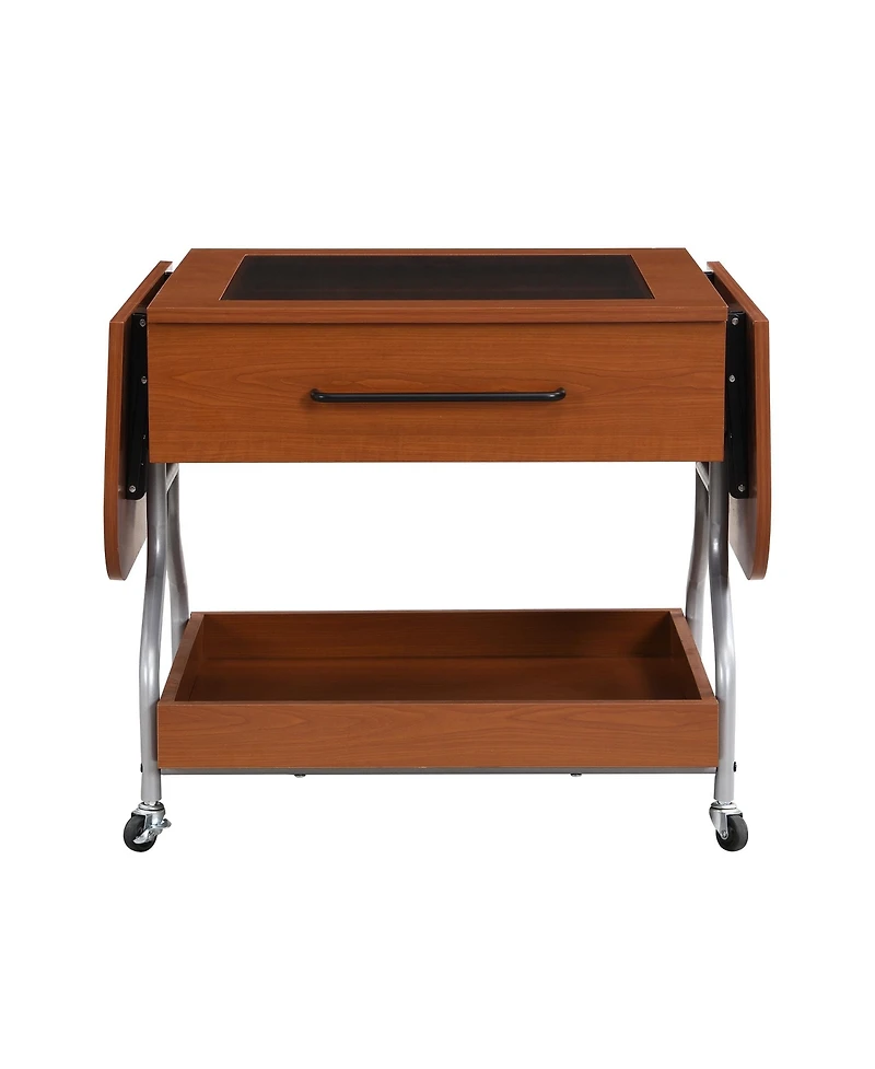 Streamdale Folding Coffee Table with Storage and Wheels