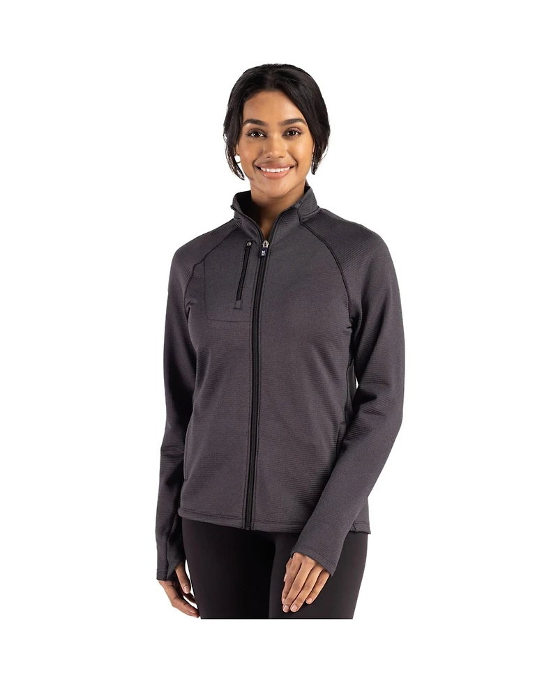 Cutter & Buck Women's Peshastin Fleece Recycled Full Zip Jacket