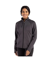Cutter & Buck Women's Peshastin Fleece Recycled Full Zip Jacket