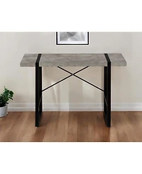Compact Computer Desk with Sturdy Metal Frame