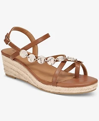 Style & Co Women's Vernn Embellished Wedge Sandals, Exclusively at Macy's