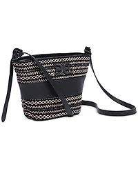 Sam Edelman Khiara Leather Espadrille Fan Crossbody Bag