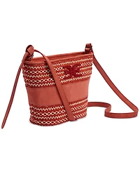 Sam Edelman Khiara Leather Espadrille Fan Crossbody Bag