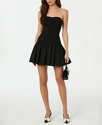 Astr the Label Women's Strapless Drop Waist Dress