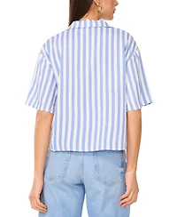 Vince Camuto Women's Cropped Button-Down Shirt