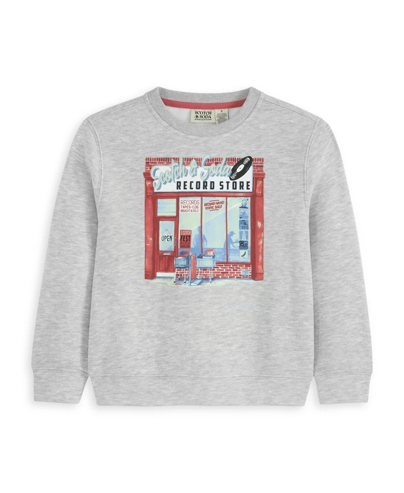 Scotch & Soda Big Boys 2-Piece Crewneck Top and Shorts Set
