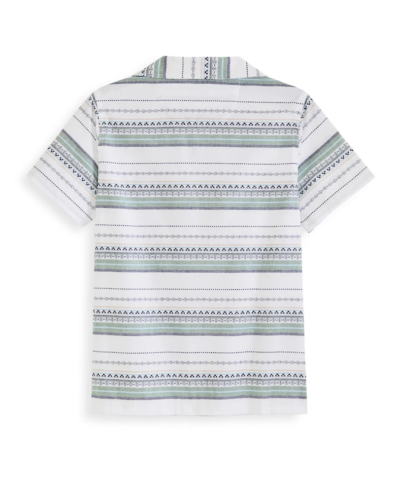 Scotch & Soda Big Boys Dobby Camp Polo Shirt