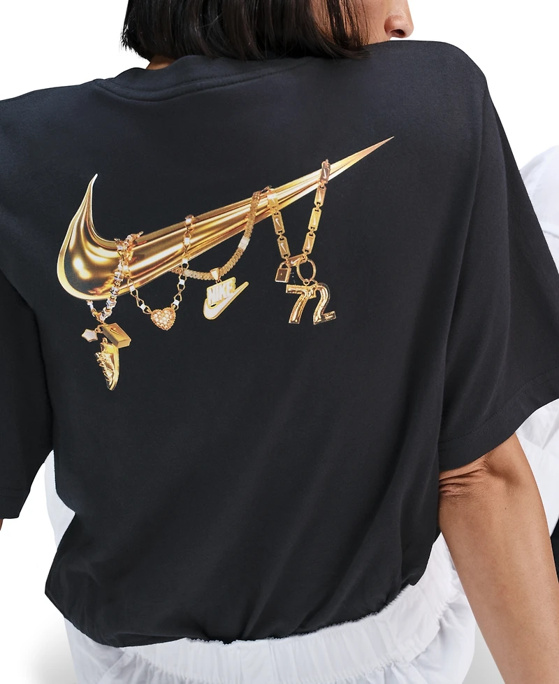 Nike Sportswear Women's Cotton Logo Loose T-Shirt