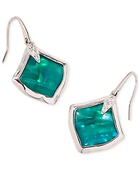 Kendra Scott Pave & Color Mother-of-Pearl Drop Earrings