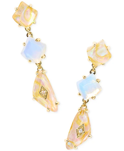 Kendra Scott Mixed Stone Linear Drop Earrings