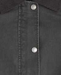 Bcbg Women's Corduroy-Collar Barn Jacket, Exclusively at Macy's